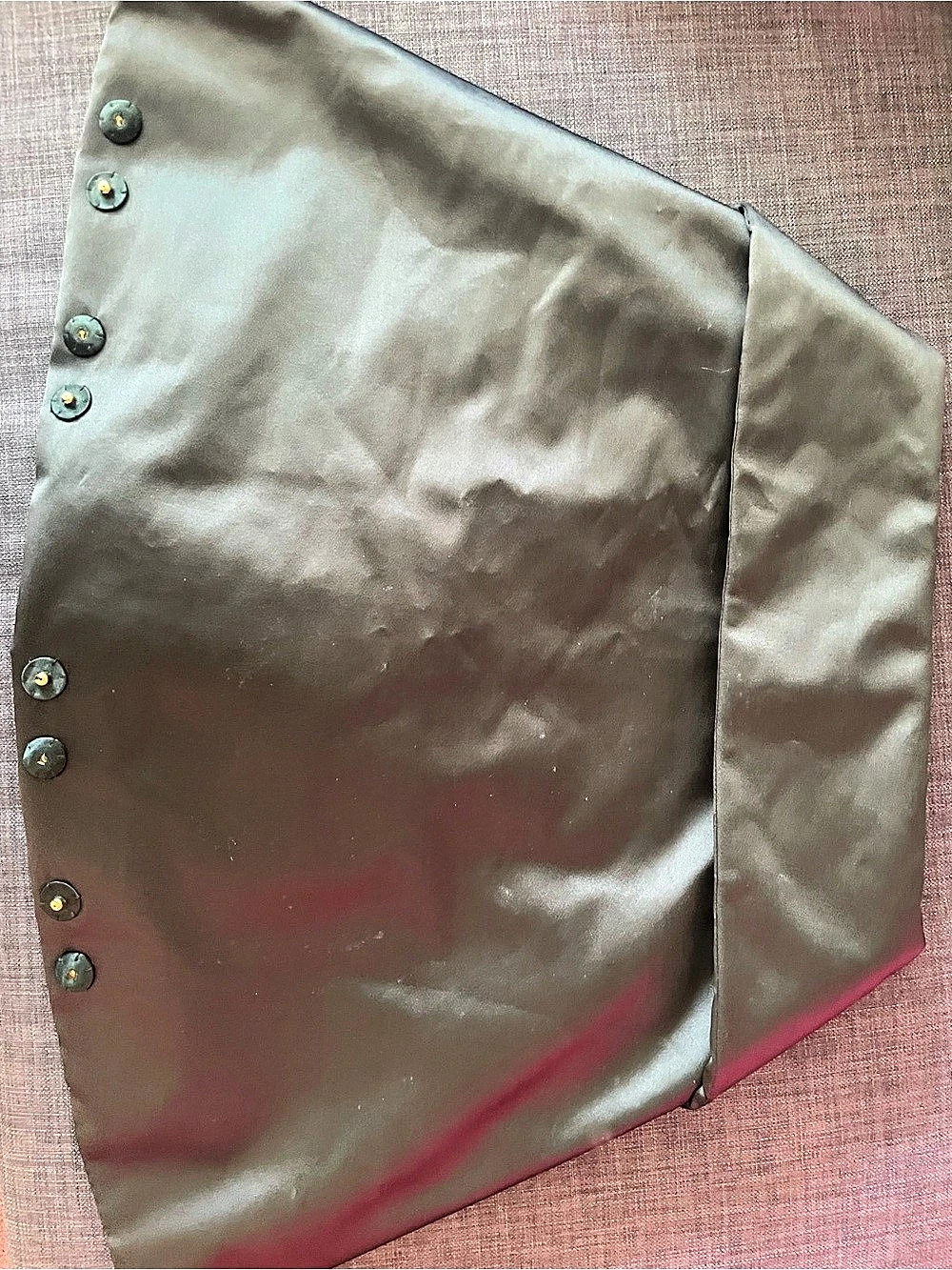 Prada Green Silk Taffeta Wrap Cape (often archived or stylized as a cropped wrap - Picture 6 of 12